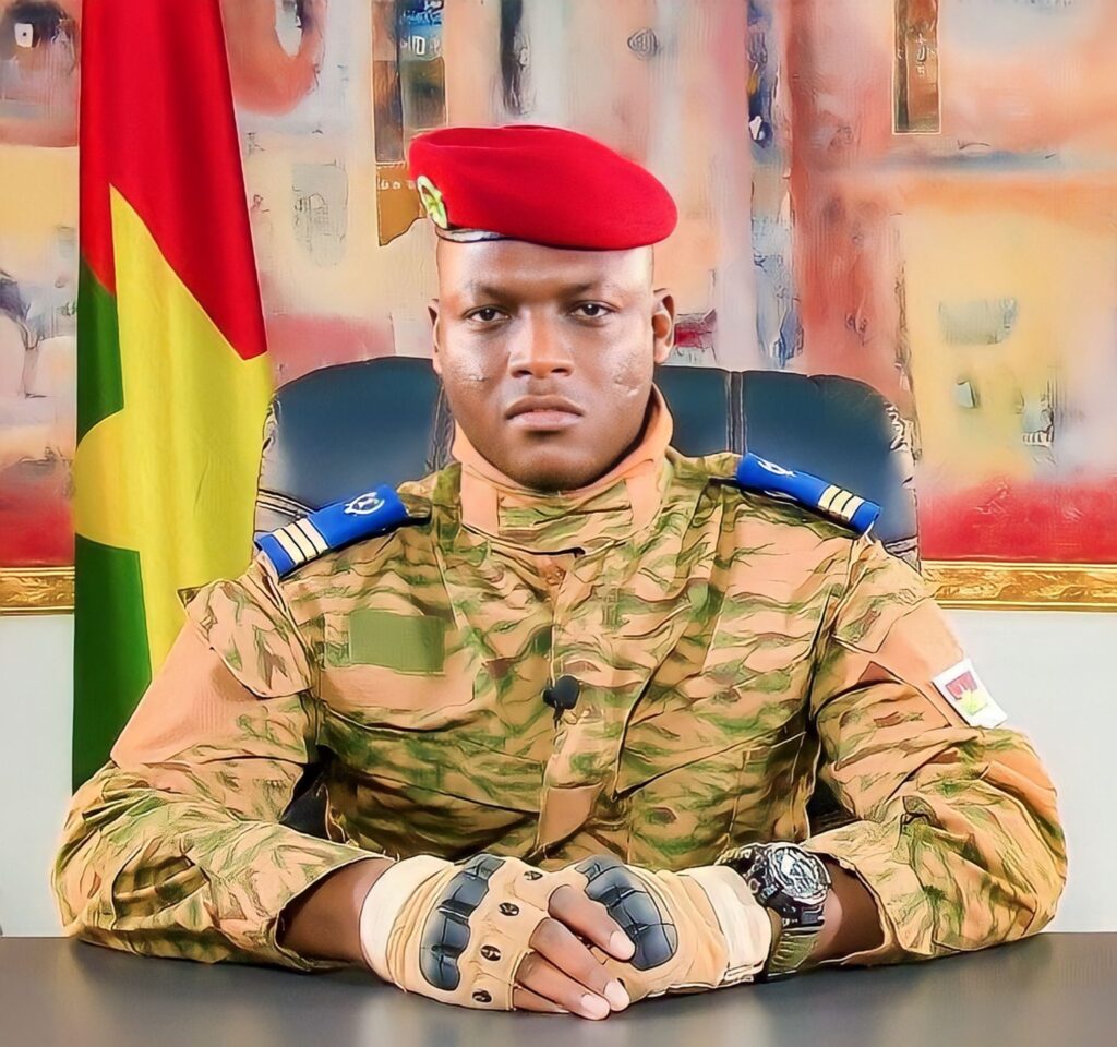 President Ibrahim Traore of Bukina Faso
